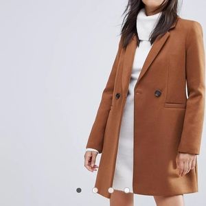 Warehouse double breasted tailored coat